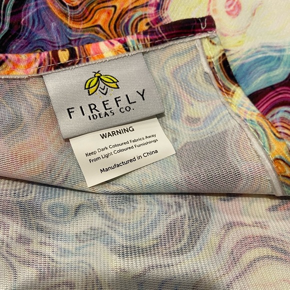 NIP Firefly Ideas Co. Tapestry Psychedelic Design 59 x 79 inches - Picture 4 of 6